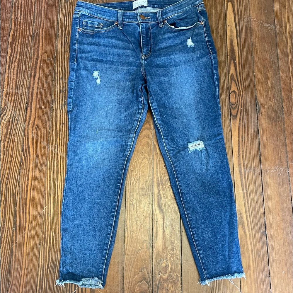 Lane Bryant signature fit mid rise skinny jeans 16